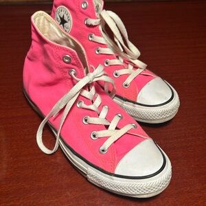 Hot Pink Chuck Taylor’s (Converse)